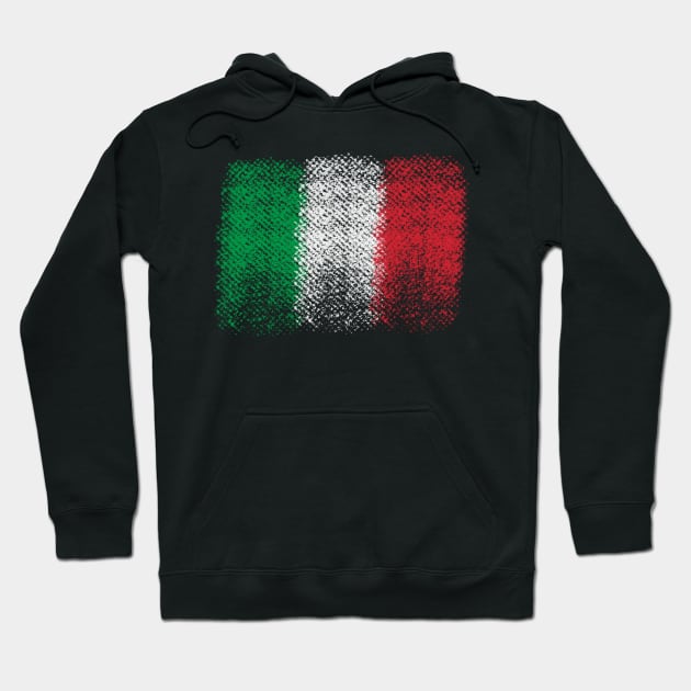 Italy Flag of Italy Italian Green White Red Hoodie by benyamine